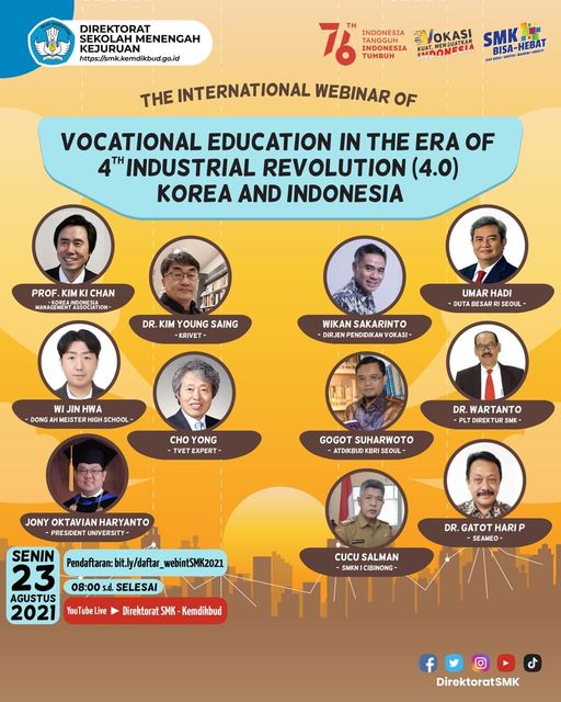 Vocational Education in the Era of 4th Industrial Revolution 4.0 Korea and Indonesia